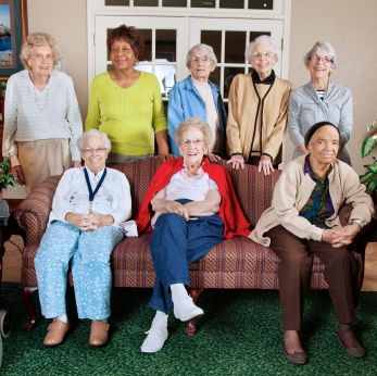 senior participants in and Adult Day Care Center